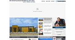 Desktop Screenshot of muniasia.gob.pe